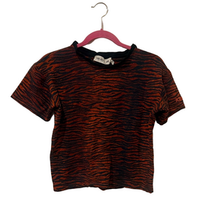 Kenzo X H&M wool tiger print top, small
